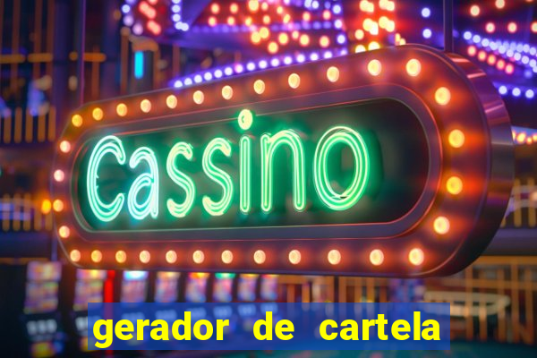 gerador de cartela de bingo